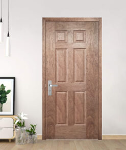 Cửa gỗ công nghiệp HDF Veneer KD.6A-Buginga