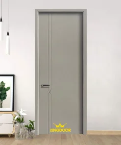 Cửa gỗ carbon 6035 - Tro đá