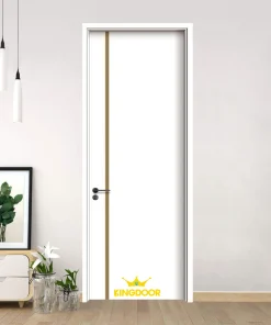 Cửa gỗ carbon LT-001 - Ngọc trai trắng