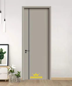 Cửa gỗ carbon LT-002 - Tro đá