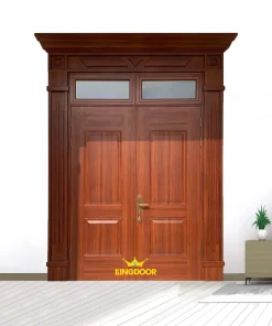 Cửa thép vân gỗ Luxury KL-22.06.06-2TK