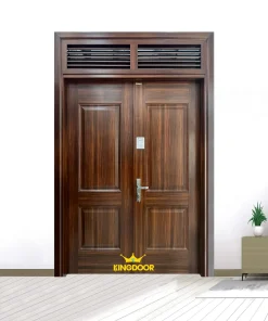 Cửa thép vân gỗ 2 cánh đều KG-22.06.06-2NC