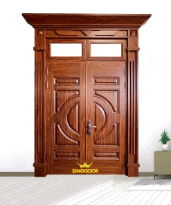 Cửa thép vân gỗ Luxury KL-22.01.01-2TK