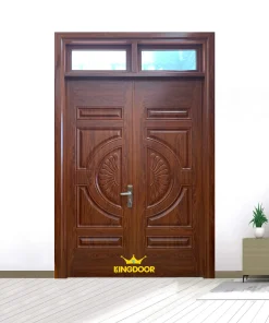 Cửa thép vân gỗ 2 cánh đều KG-22.01H.01H-2TK (2)