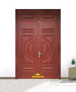 Cửa thép vân gỗ 2 cánh đều KG-22.01.01-2PV (1)