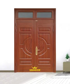 Cửa thép vân gỗ 2 cánh đều KG-22.01T.01T-2TK (1)