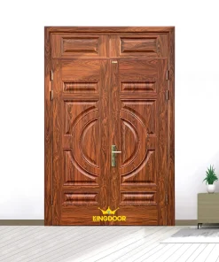 Cửa thép vân gỗ 2 cánh đều KG-22.01.01-2PV