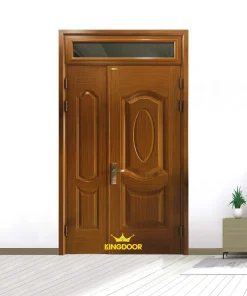 Cửa thép vân gỗ 2 cánh lệch KG-21.07.07A-1TK (1)