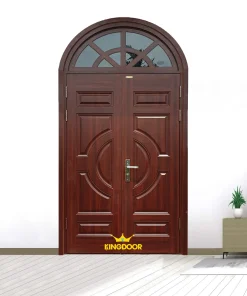 Cửa thép vân gỗ 2 cánh đều KGV-22.01.01 (1)
