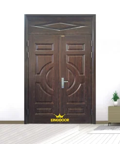 Cửa thép vân gỗ 2 cánh đều KG-22.01.01-1PT