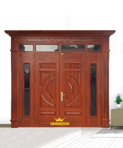 Cửa thép vân gỗ Luxury KL-41.01.K-4TK