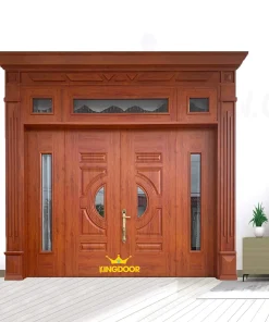 Cửa thép vân gỗ Luxury KL-41.01K.K-3TK