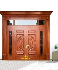 Cửa thép vân gỗ Luxury KL-41.01H.K-3TK