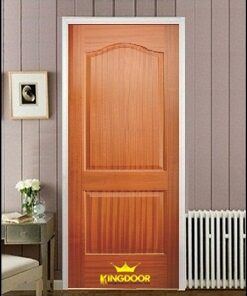 Cửa gỗ công nghiệp HDF veneer KD.2A-SAPELE