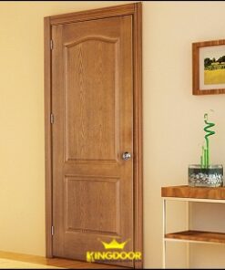 Cửa gỗ công nghiệp HDF veneer KD.2A-TEAK