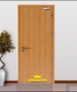 Cửa gỗ công nghiệp MDF phủ veneer KD.P1A