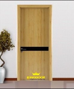 Cửa gỗ công nghiệp MDF phủ veneer KD.P12R