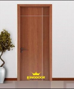 Cửa gỗ công nghiệp MDF phủ veneer KD.P1R2E