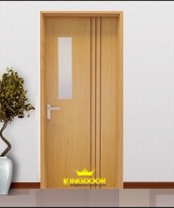 Cửa gỗ công nghiệp MDF phủ veneer KD.R3GL