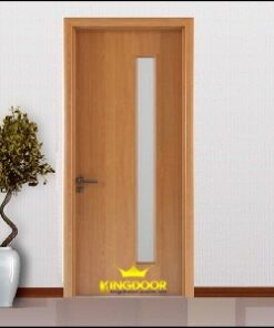 Cửa gỗ công nghiệp MDF phủ veneer KD.P1GLB