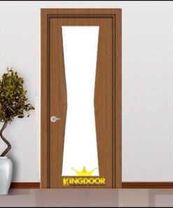 Cửa gỗ công nghiệp MDF phủ veneer KD.LG