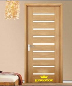 Cửa gỗ công nghiệp MDF phủ veneer KD.R2GL9