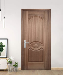 Cửa gỗ công nghiệp HDF Veneer KD.2C-Sapele