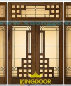 cửa gỗ tự nhiên phong cách cổ xưa