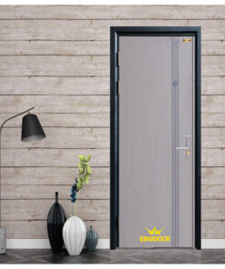 Cửa thép vân gỗ Deluxe KD-1.02