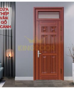 Cửa thép vân gỗ 1 cánh KG-1.04-1NC