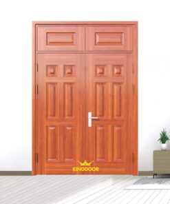 Cửa thép vân gỗ 2 cánh đều KG-22.04.04-2PV