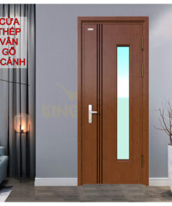 Cửa thép vân gỗ 1 cánh KG-1.08-K