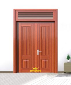 Cửa thép vân gỗ 2 cánh đều KG-22.CS2-1NC