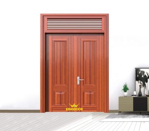 Cửa thép vân gỗ 2 cánh đều KG-22.CS2-1NC