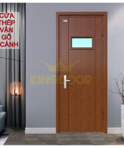 Cửa thép vân gỗ 1 cánh KG-1.28