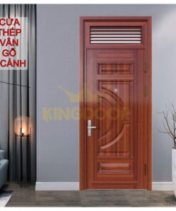 Cửa thép vân gỗ 1 cánh KG-1.01-1NC