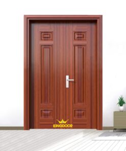 Cửa thép vân gỗ 2 cánh đều KG-22.03A