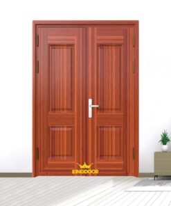 Cửa thép vân gỗ 2 cánh đều KG-22.06