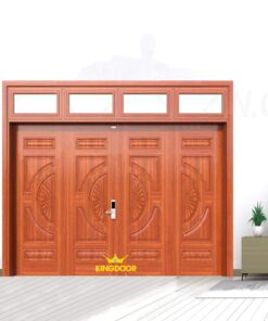 Cửa thép vân gỗ 4 cánh đều KG-42.01H.01H-4TK