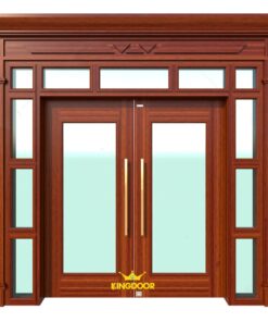 Cửa thép vân gỗ Luxury KLT-3VK