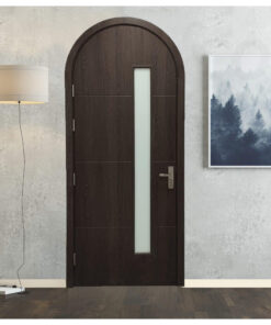 Cửa Vòm Gỗ Mẫu: KD-406PL00 Ô Kiếng